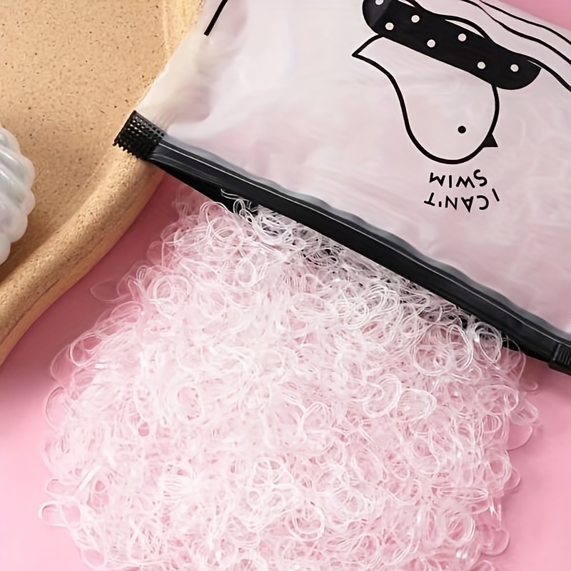 2000 PCS Small Elastic Hair Tie No Damage To Hair