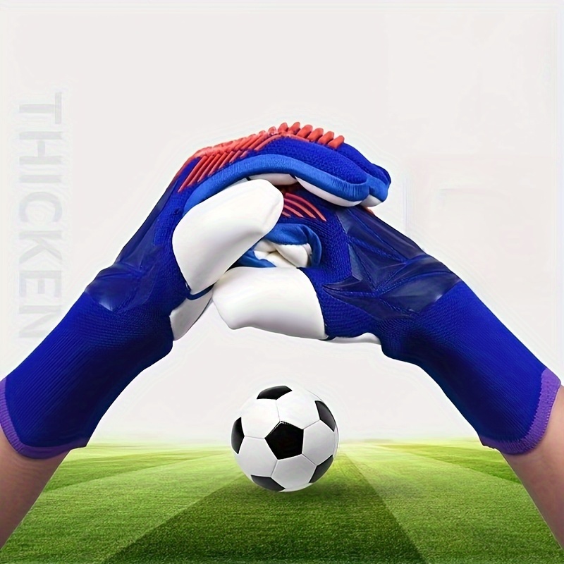 Sportout guanti da portiere, guanti da portiere, guanti da calcio,  traspiranti, in lattice da 4 mm, taglio negativo, per adulti e giovani