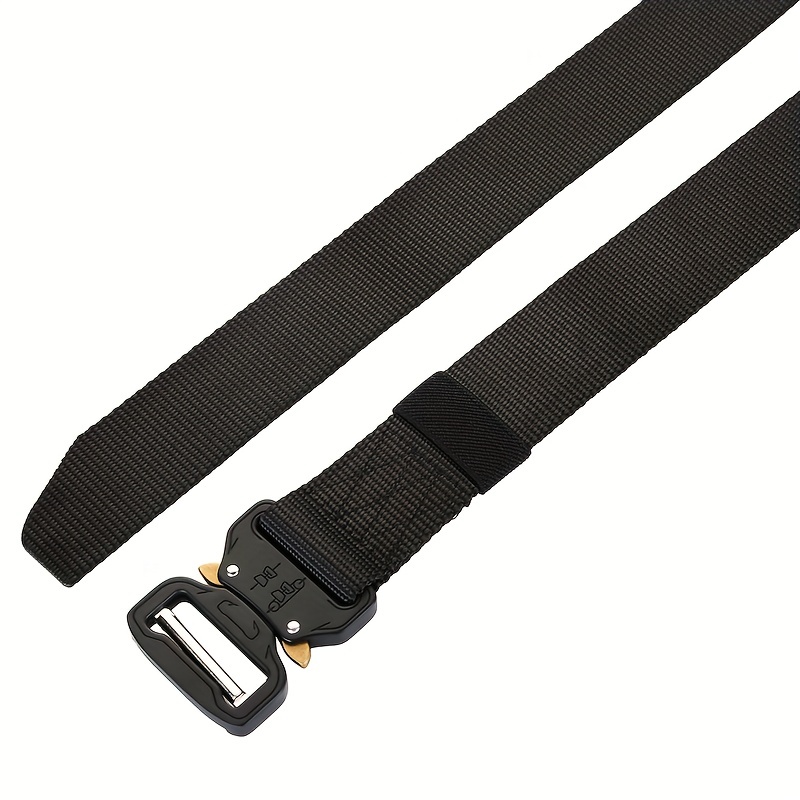 Nylon Tactical Belt Quick Release Buckle Elastic