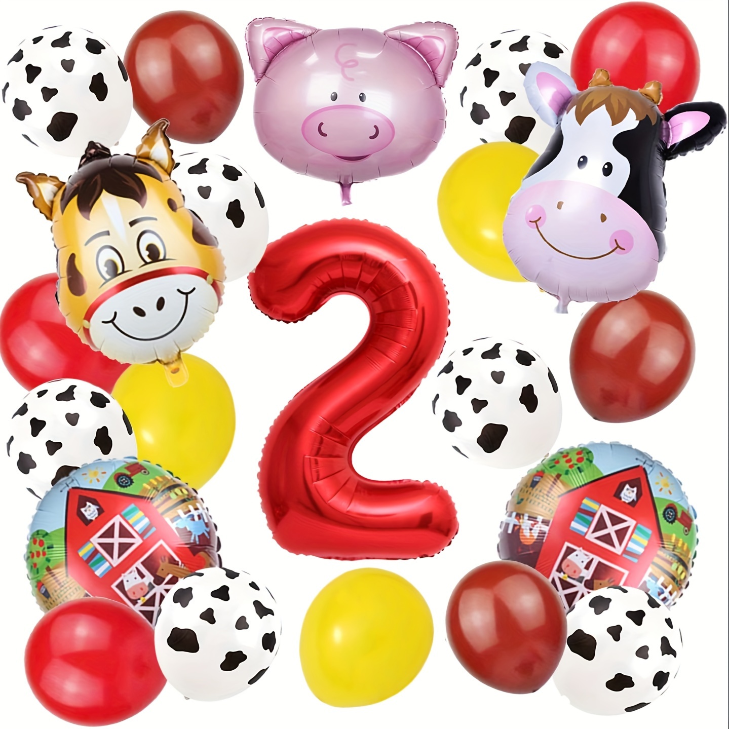 Palloncini decorazioni compleanno unicorno bambina 1 compleanno 1 anno set  51 pz