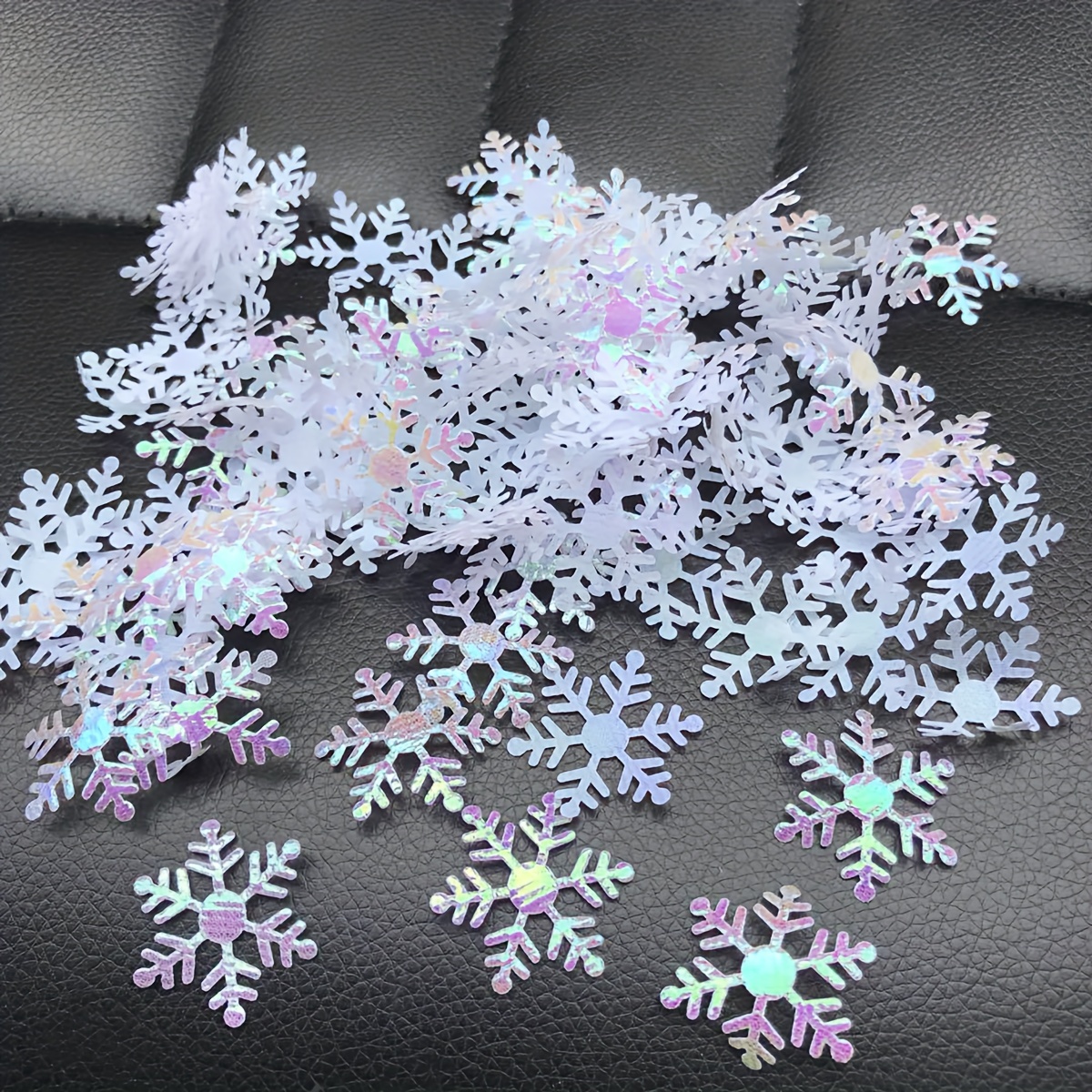 Bag Mini Christmas Decoration Snowflake Flakes Wedding Party - Temu