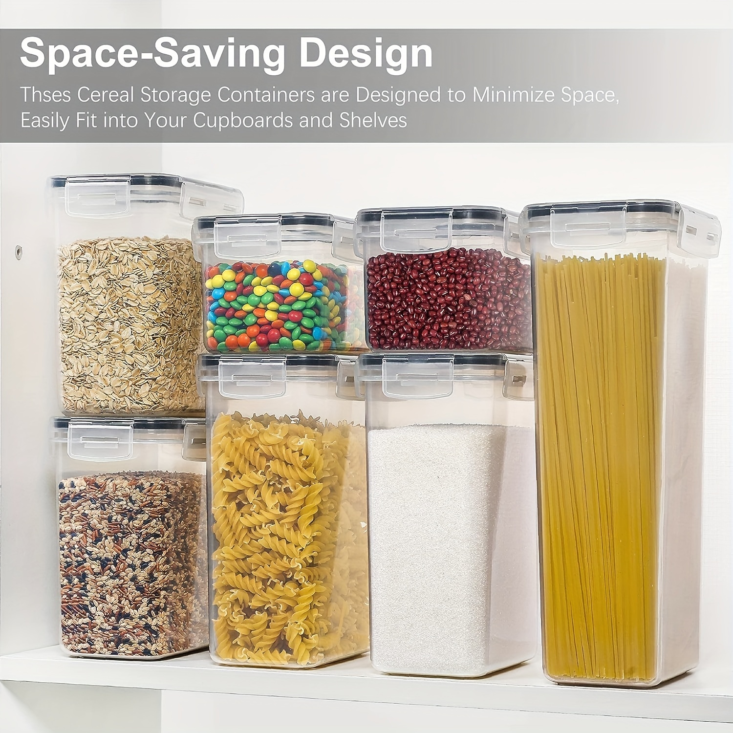 11pcs Airtight Food Storage Containers With Lids - Perfect For