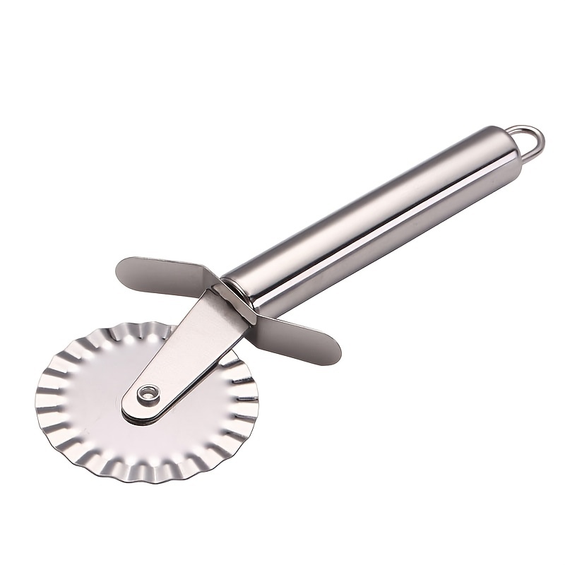 Uxcell Pizza Cutter Stainless Steel Shredder Razor for Cake Dessert 