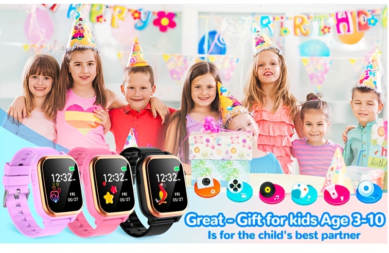 2023 Nuovo aggiornamento Smart Watch per bambini che imparano giocattoli  educativi regalo per ragazzi e ragazze 3-12 anni con 10 giochi di  apprendimento Wallpaper Camera Video Mus