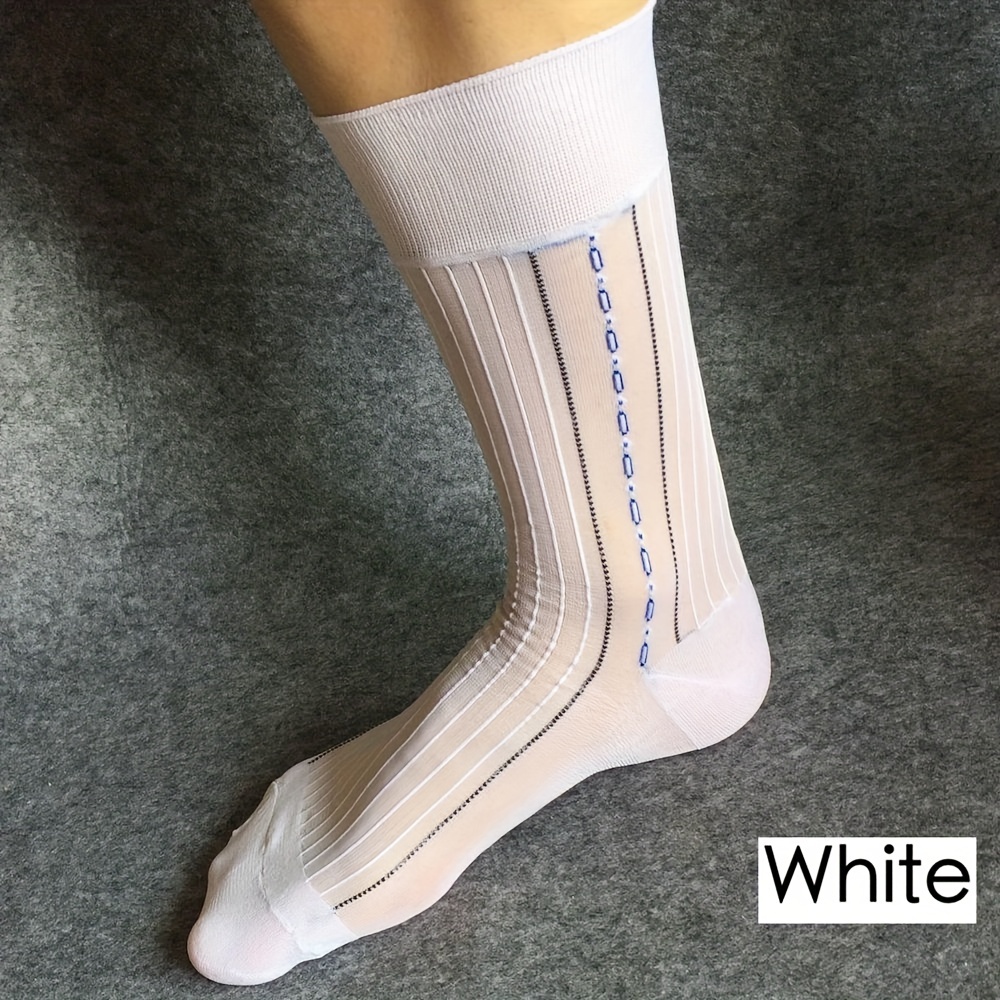 Calcetines blancos hombre con rayas Jack & Jones - Venca - 031679