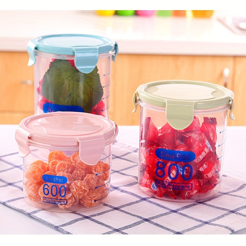 Food Storage Containers With Easy Lock Lids, Airtight Food Jars, Sealed  Storage Box, For Pantry Organization And Storage, Canning Cereal, Rice,  Pasta, Flour And Sugar, Home Kitchen Supplies - Temu