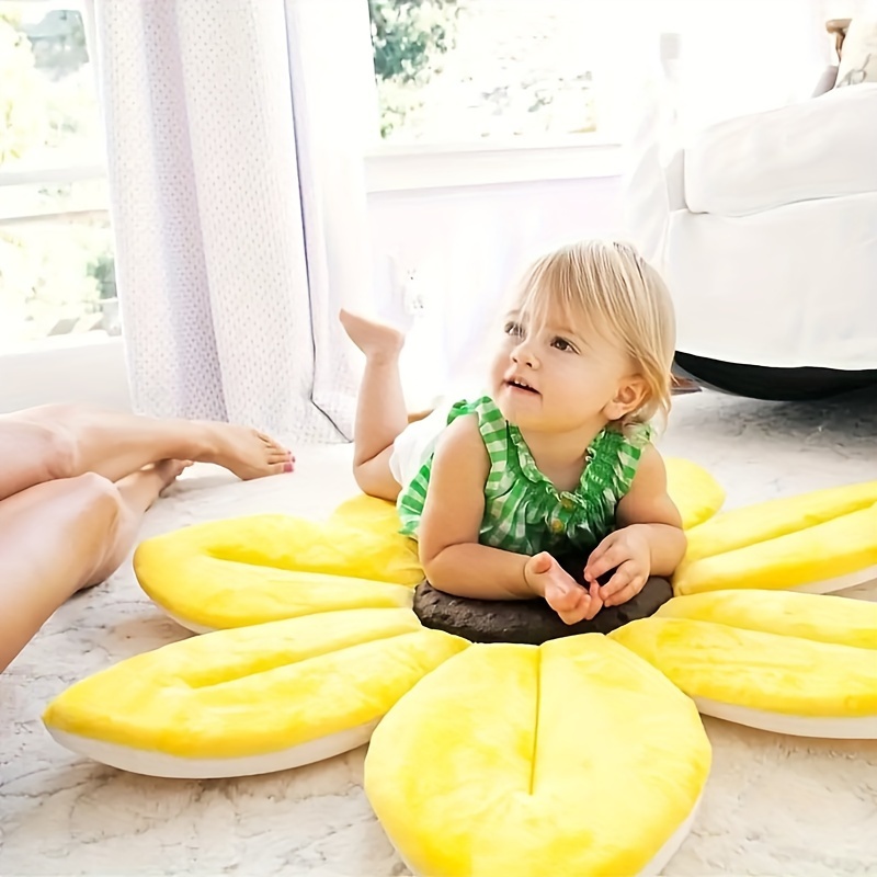 Almohadilla de flores para bebé, cojín de girasol para bañera, accesorios  para asiento de ducha de recién nacido