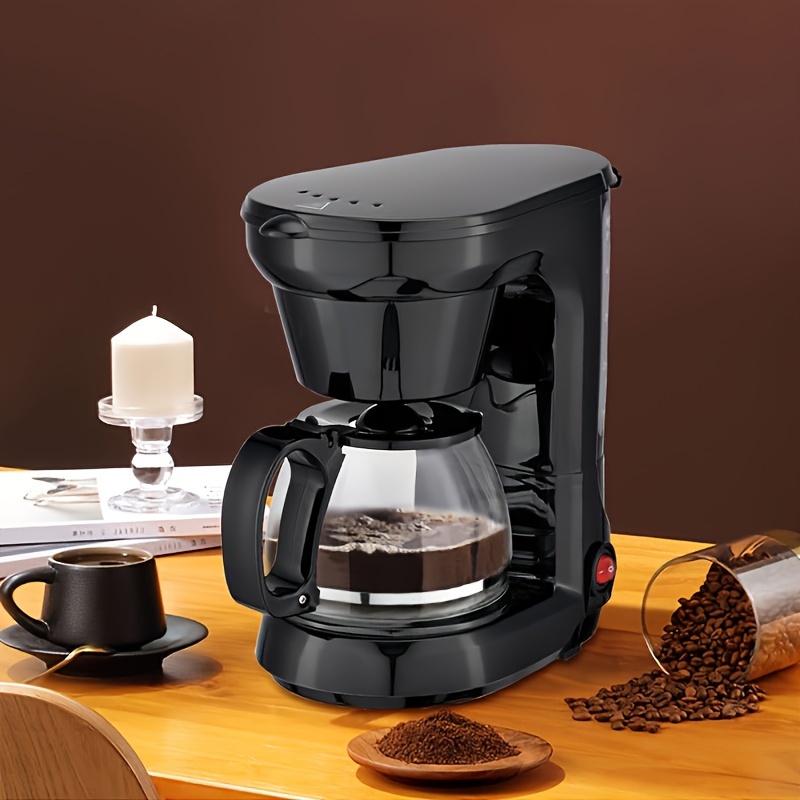 Máquina de café automática Americana para el hogar, Mini cafetera de goteo  pequeña, Cafetera Inteligente de doble uso para té y tetera - AliExpress