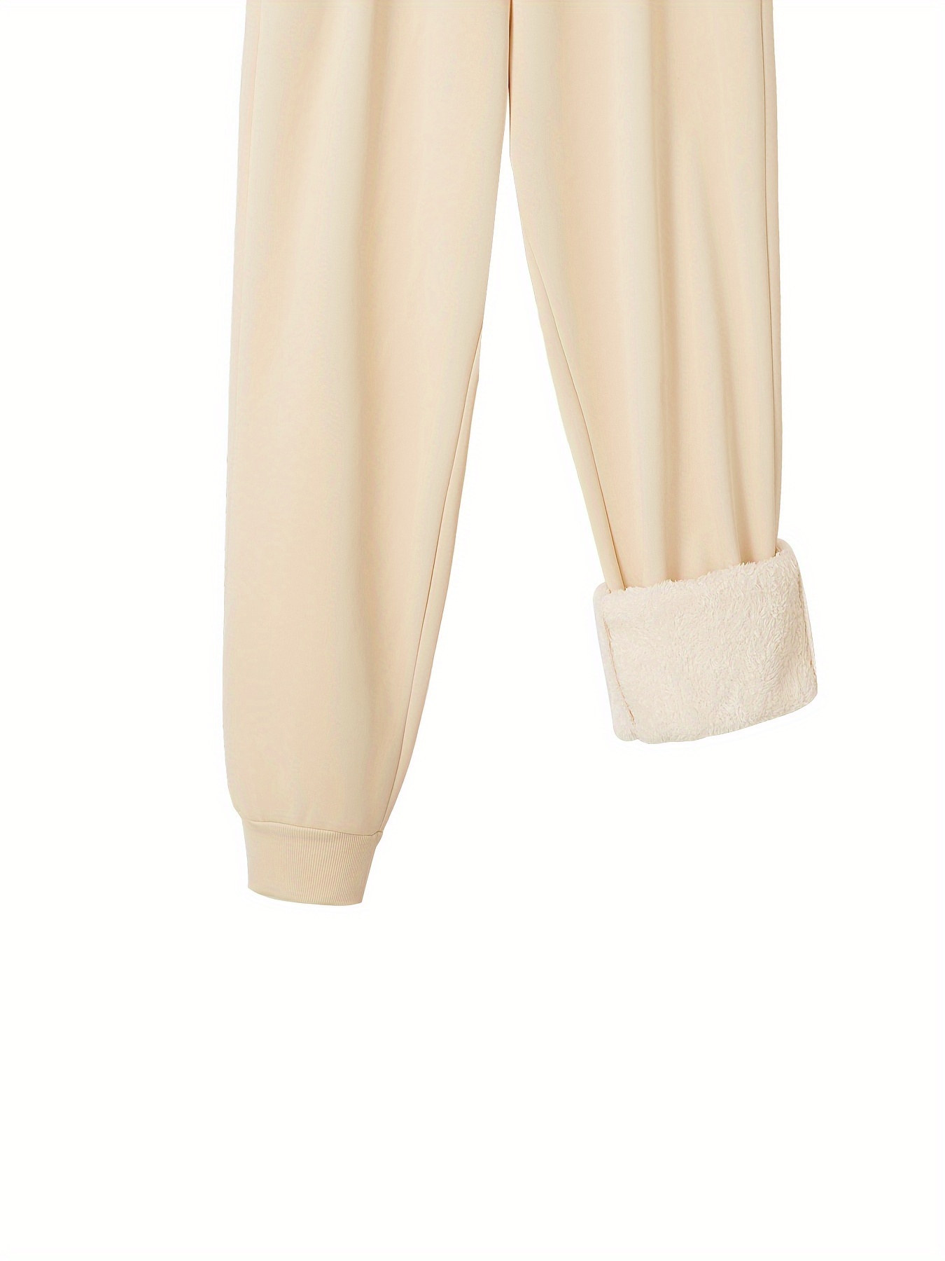 Xmas Casual Pants Women's Graphic Print Fleece Harem Trousers