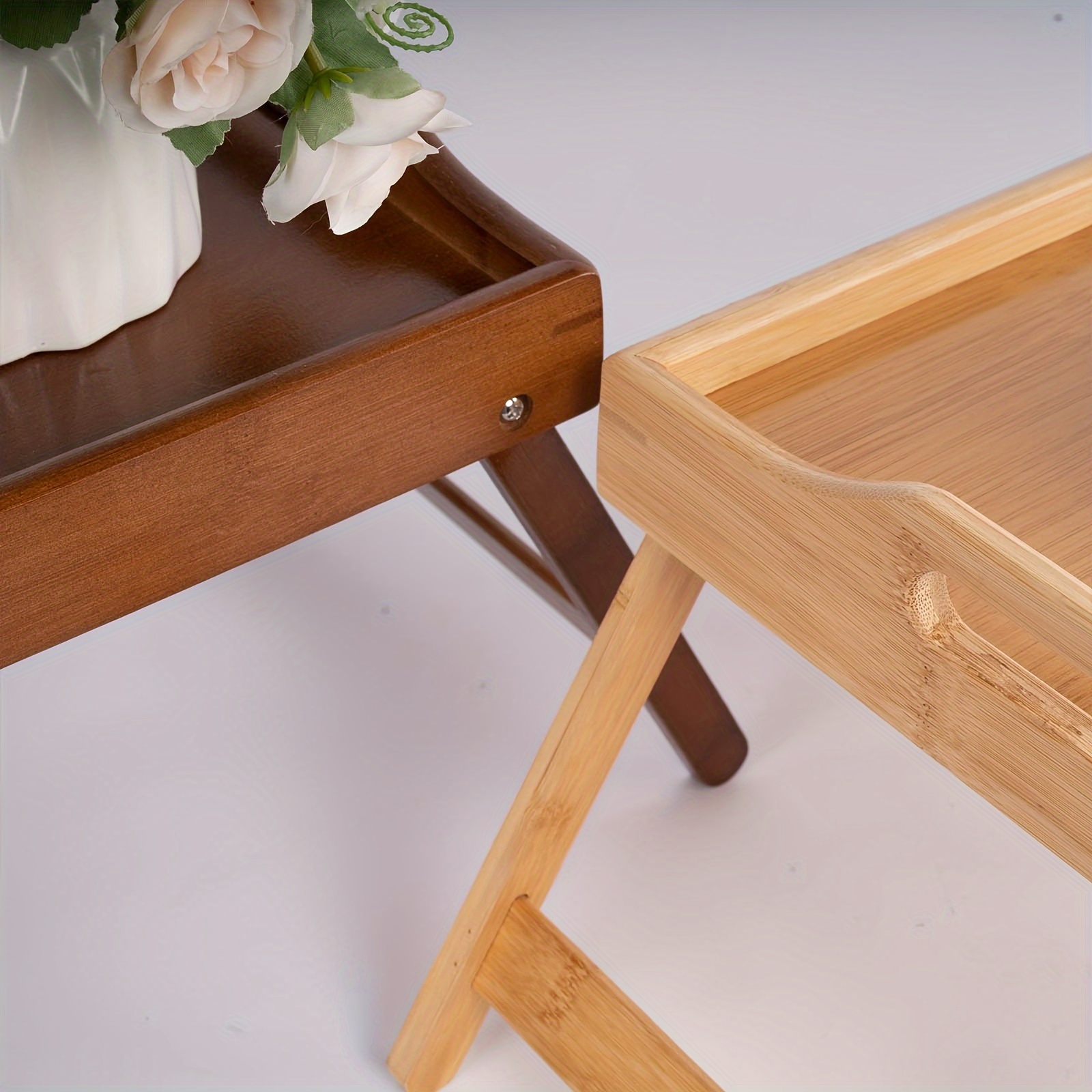 Upgrade Your Home Comfort: Bamboo Bed Tray Table With - Temu