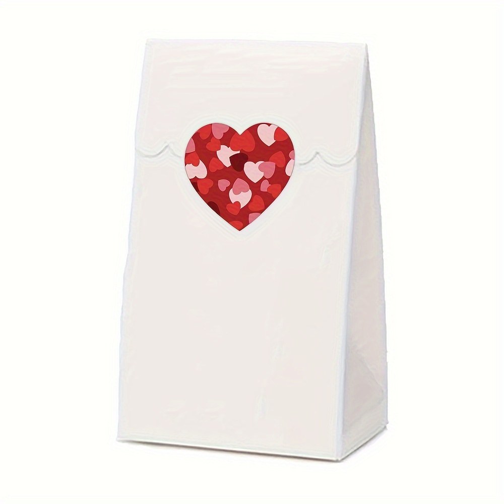 Valentines Day Heart Stickers Self adhesive Valentines Love - Temu
