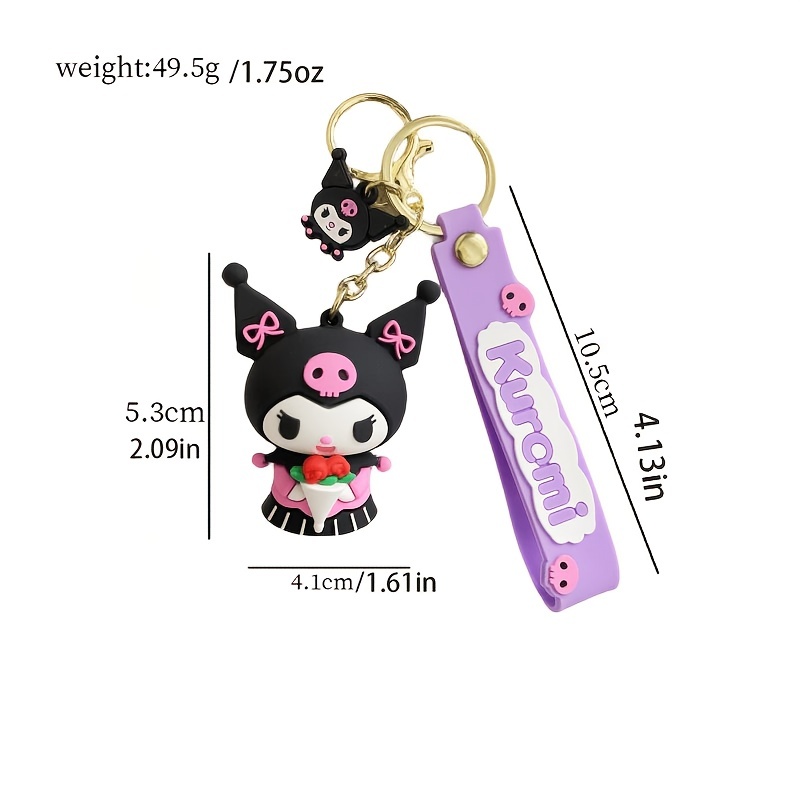 1pc Portachiavi Kawaii Donne My Melody Kuromi - Temu Italy