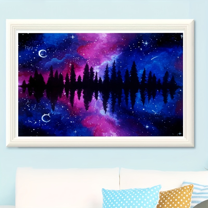 Full Artificial Diamond Embroidery 5d Landscape Night - Temu Australia