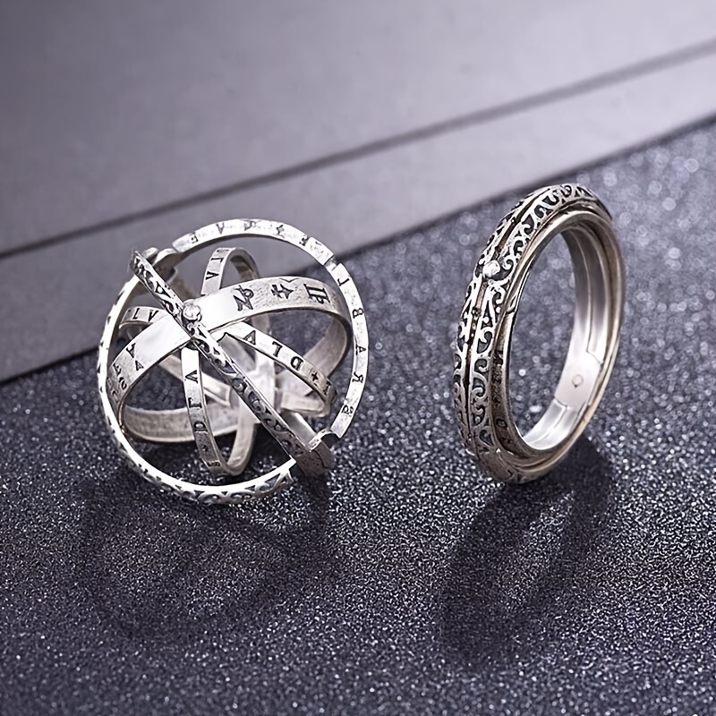 Creative Retro Ball Shaped Ring for Men