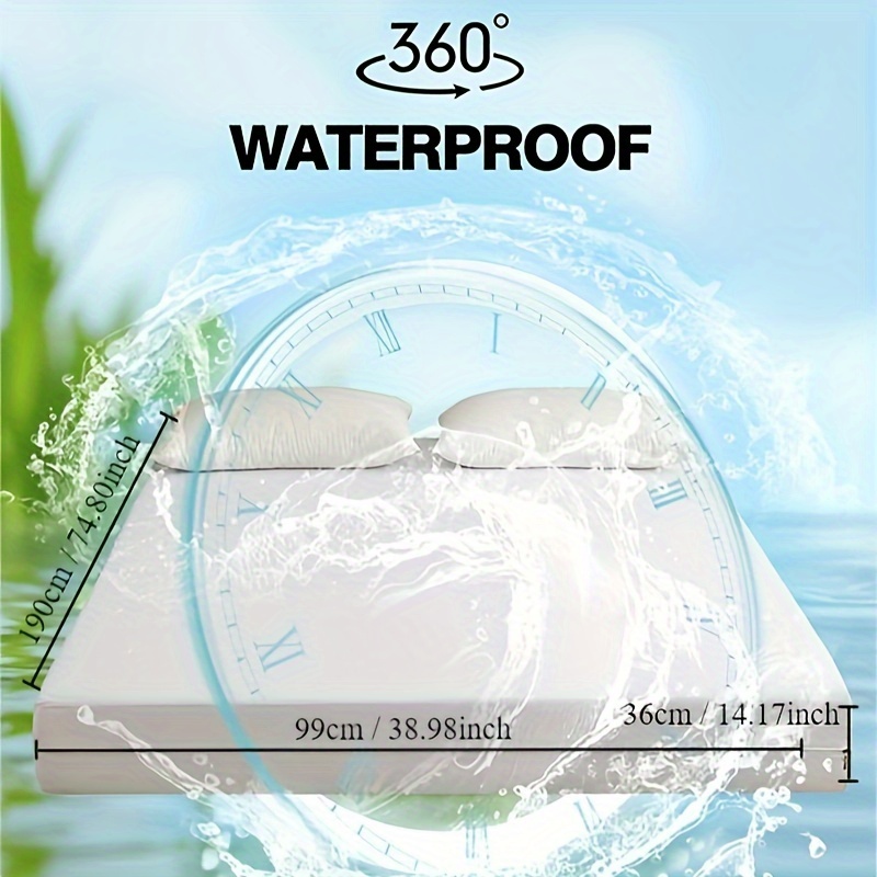 Six Sided Waterproof Zipper Mattress Protector Urinary - Temu