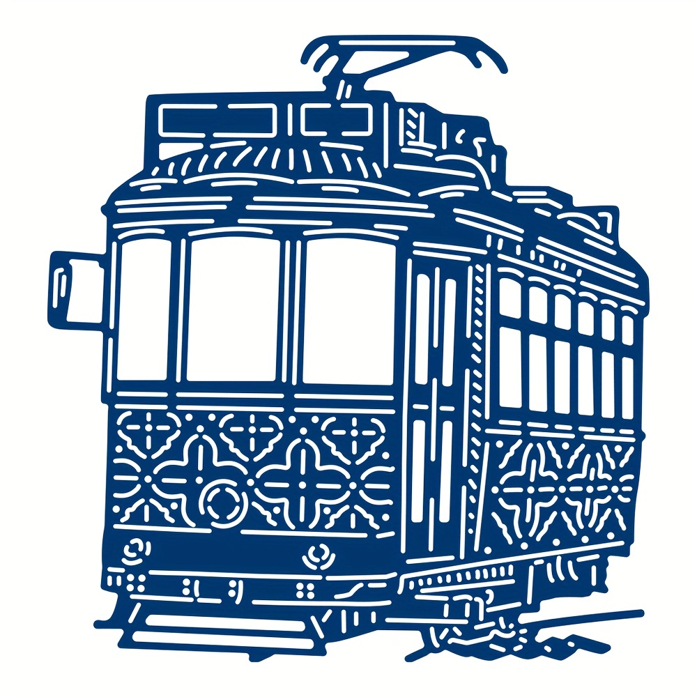 Blue Classic Train Tram Diecast Musique Développement Enfants