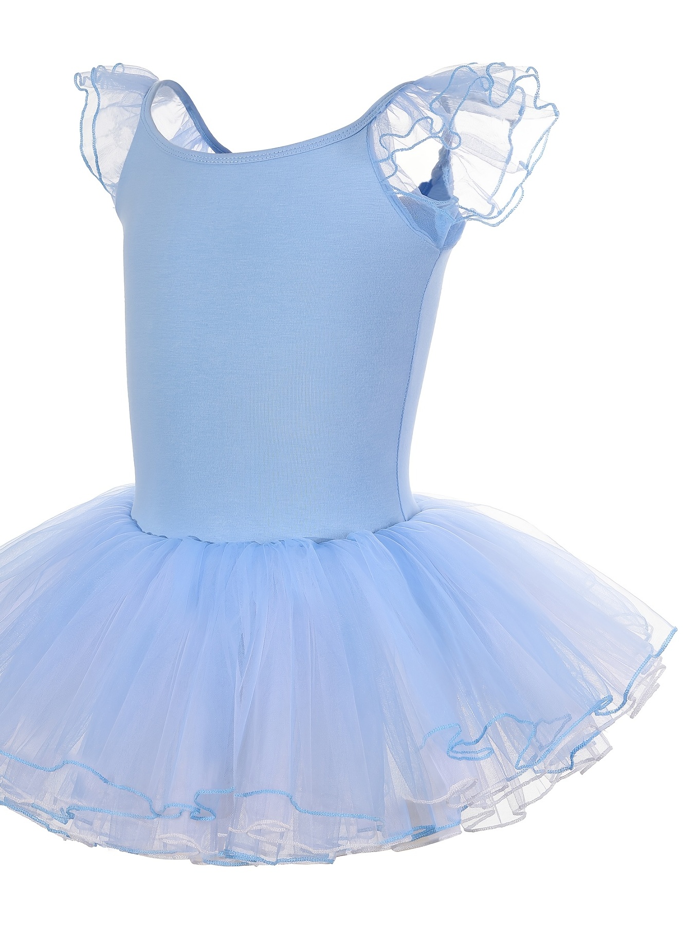 Danse Enfants Manches Courtes Filles Performance Ballet Robe Princesse  Performance Robe Examen Pratique Costume