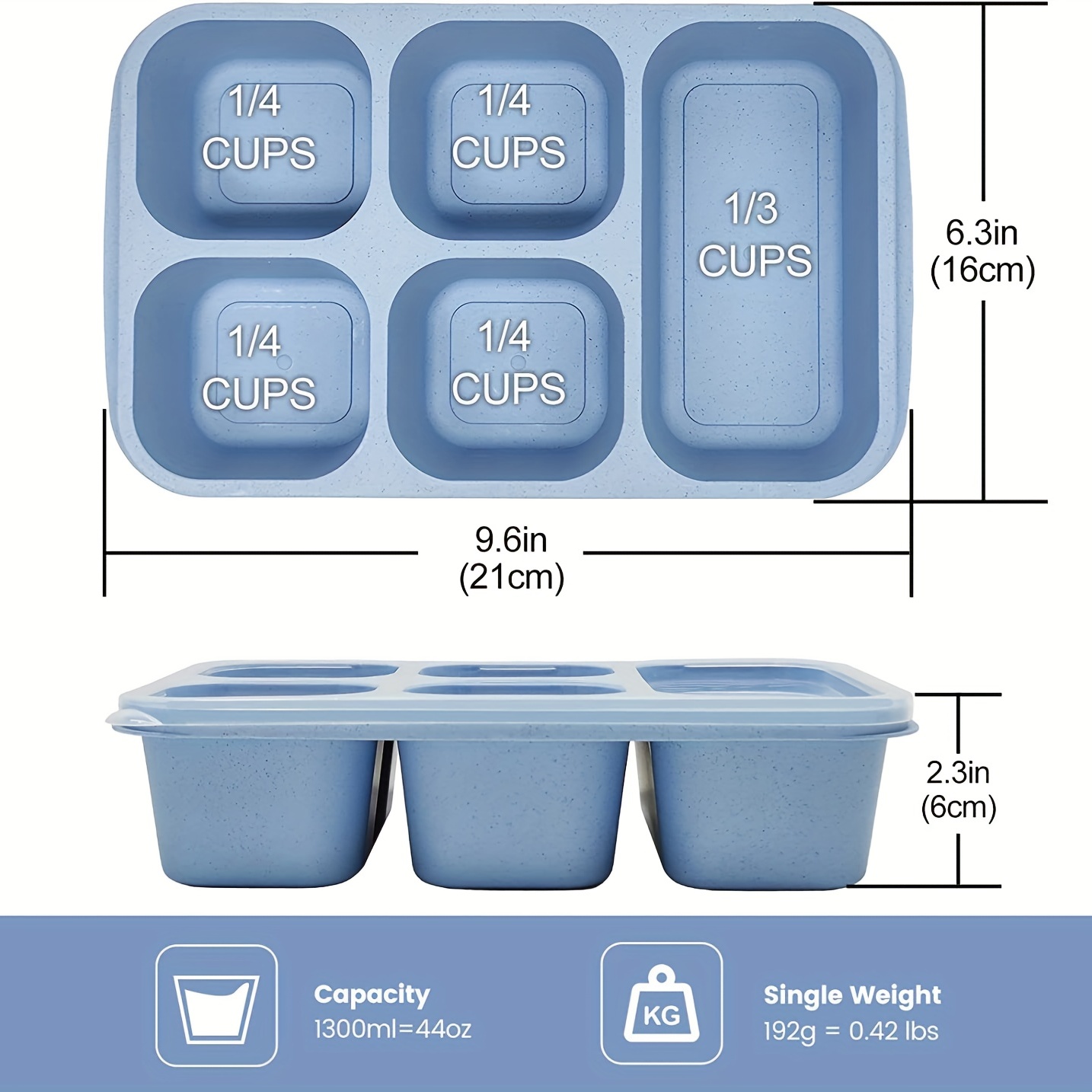 Bento Lunch Box, 1/2/4/6 Compartment Meal Preparation Containers, Lunch Box,  Durable Plastic Reusable Food Storage Container, Stackable, Suitable For  School, Company, Work And Travel For Teenagers At School, Classroom,  Canteen, Back To