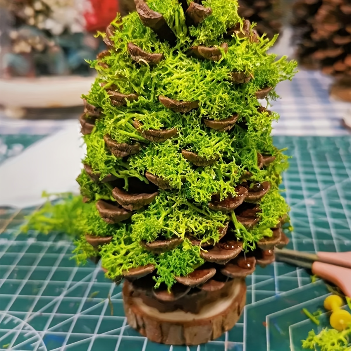 Artificial Plants Eternal Moss Preservation Flower Home - Temu