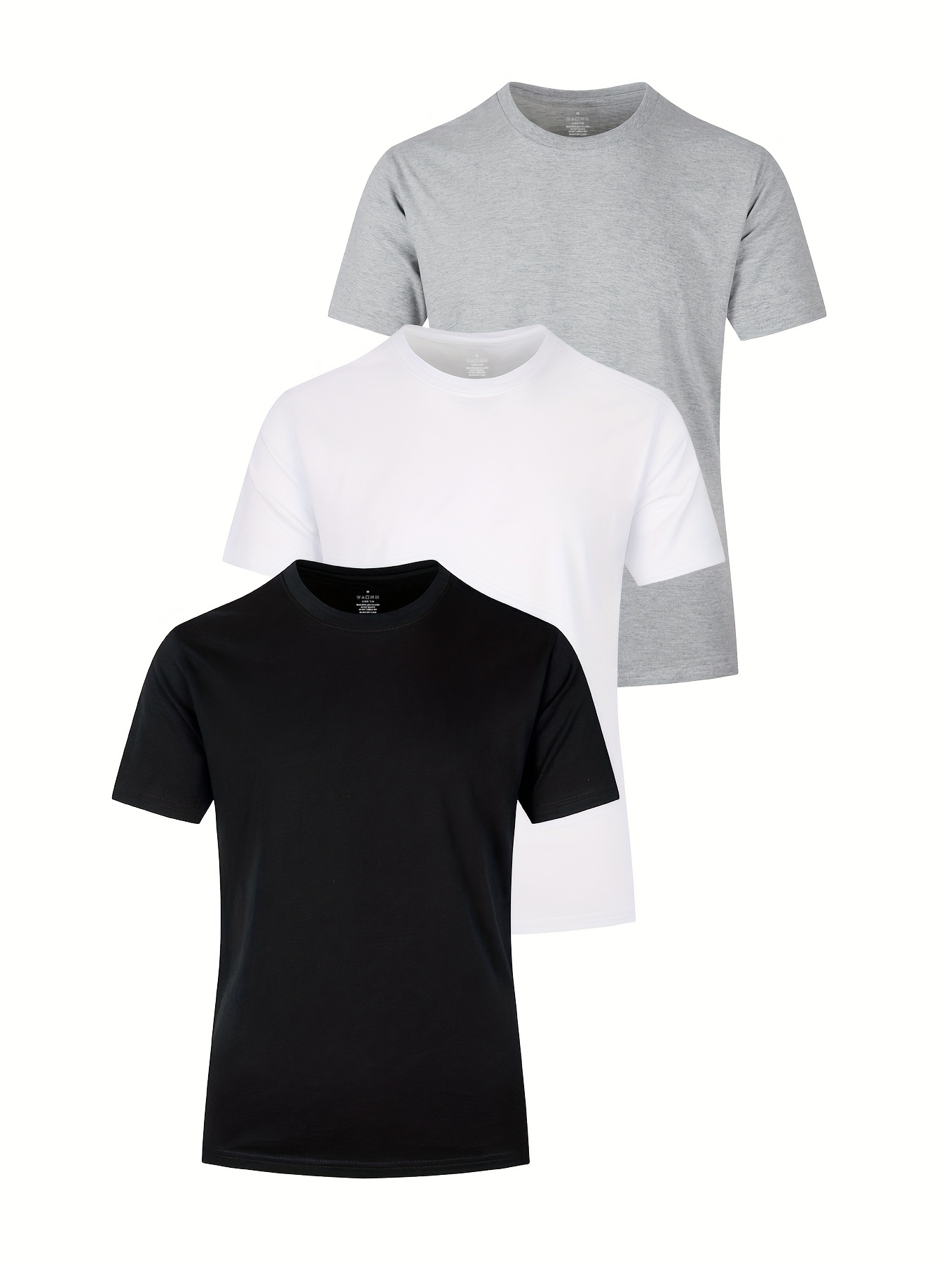 Simplmasygenix Clearance Mens Tops Summer Men Casual Solid Slim-fit Short  Sleeve Round Neck T-Shirt Blouse 