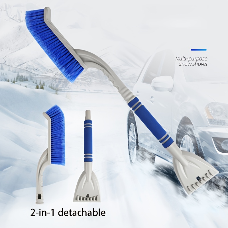 Acheter Grattoir à glace de nettoyage de voiture extensible, Machine à  pelle à neige d'hiver pour pare-brise de voiture, brosse à neige avec  poignée ergonomique en mousse détachable