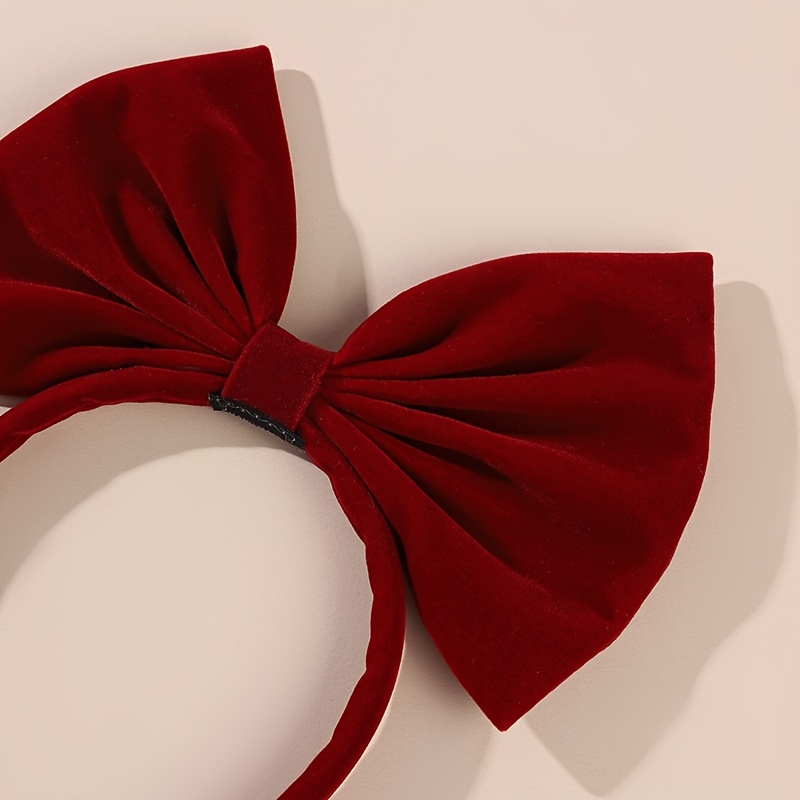 Bow Headband Hair Band For Women Christmas Red Bow Hair Accessories Girls  Christmas Party New Year Birthday Wedding Gift - Temu