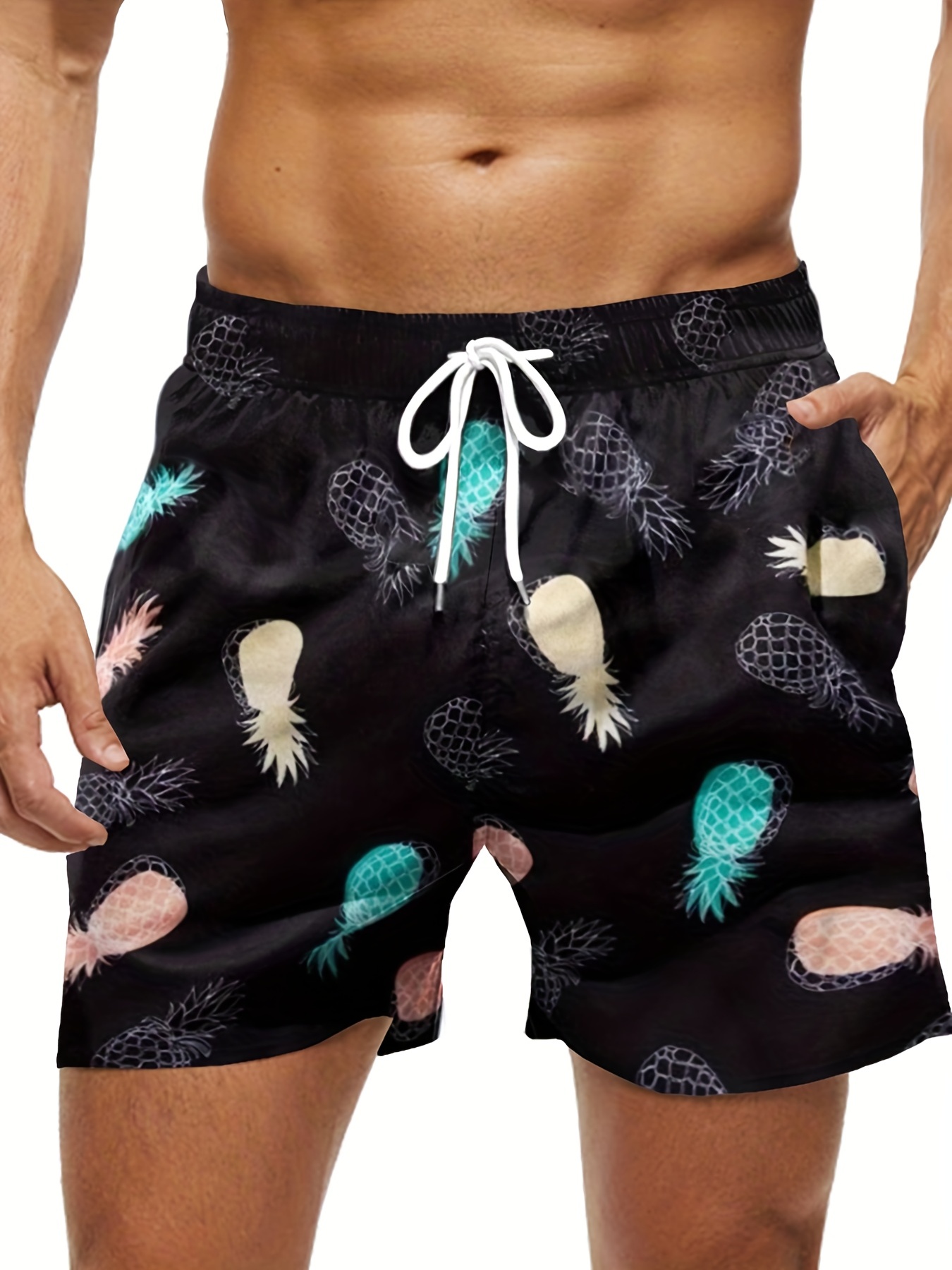 Men's pineapple sales print shorts