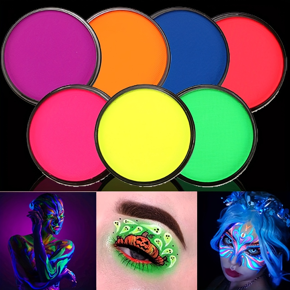 Glow In The Dark Paint 12 Colors Acrylic Paint For Halloween - Temu