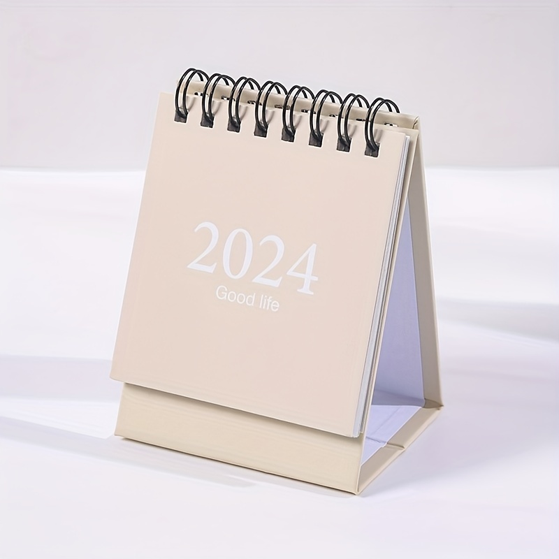 Mini calendrier de bureau d'août 2022 à décembre 2023 Calendrier de bureau  Morandi -  France