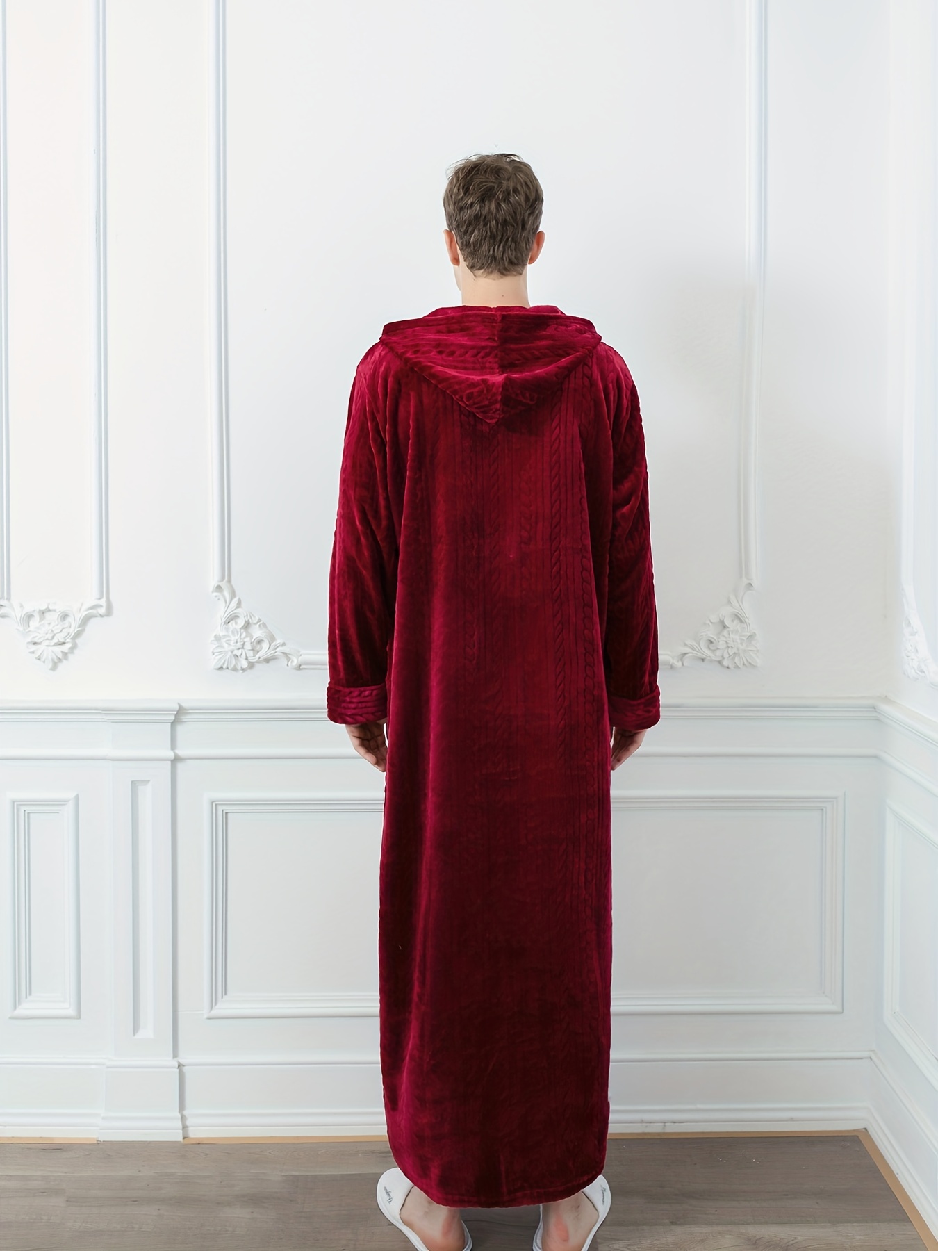 Velvet Hooded Robe