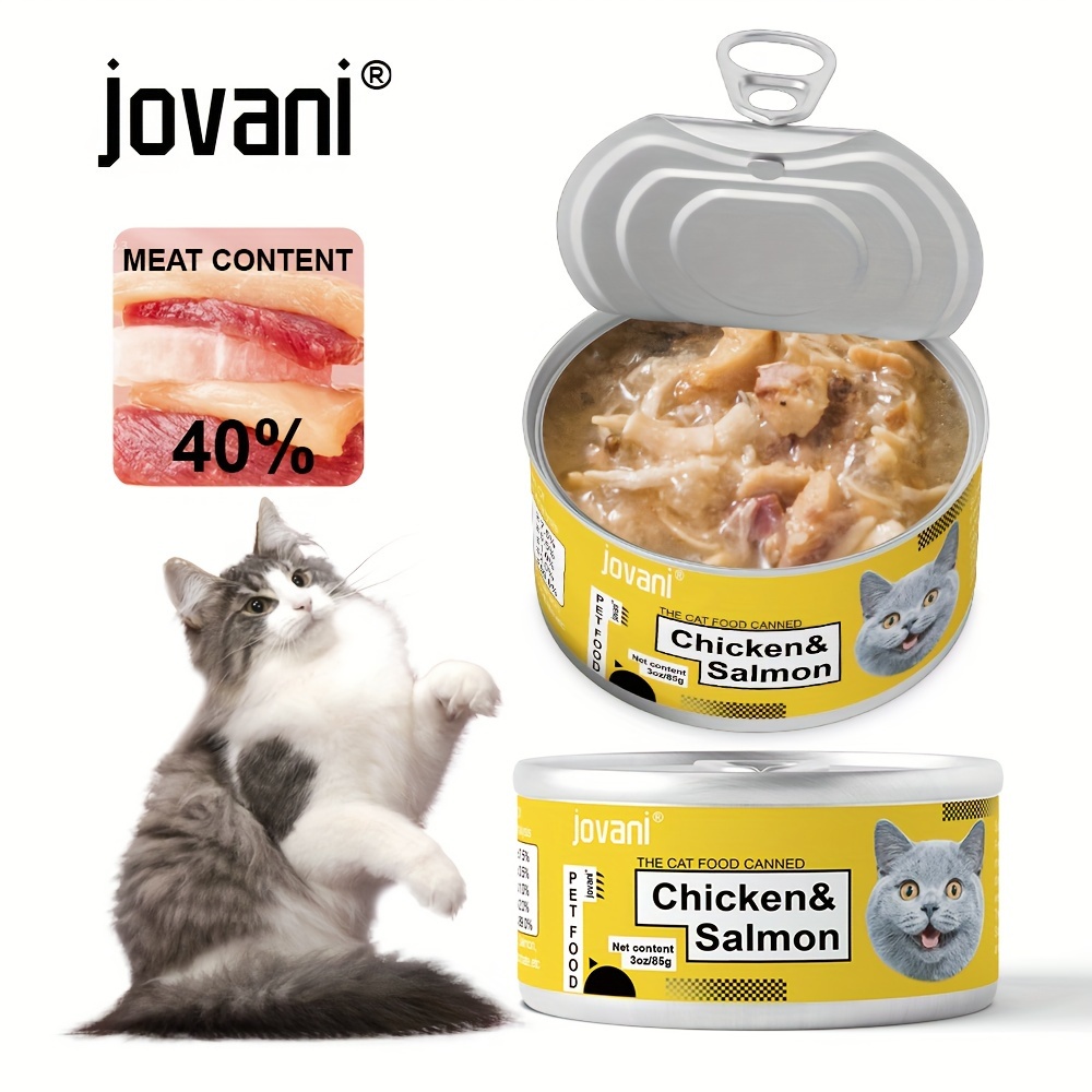 Wet cat food shop with high meat content