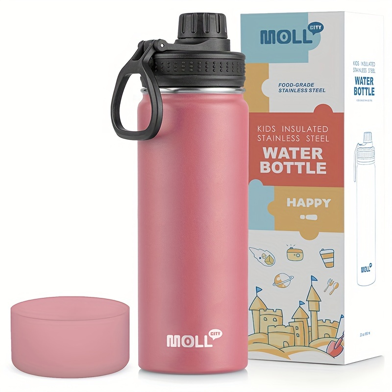 Portable Leakproof Insulation Water Bottle, Double Wall Stainless ...