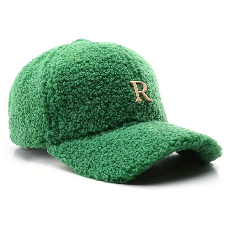 R Patch Fuzzy Baseball Trendy Solid Color Coldproof Golf - Temu Canada