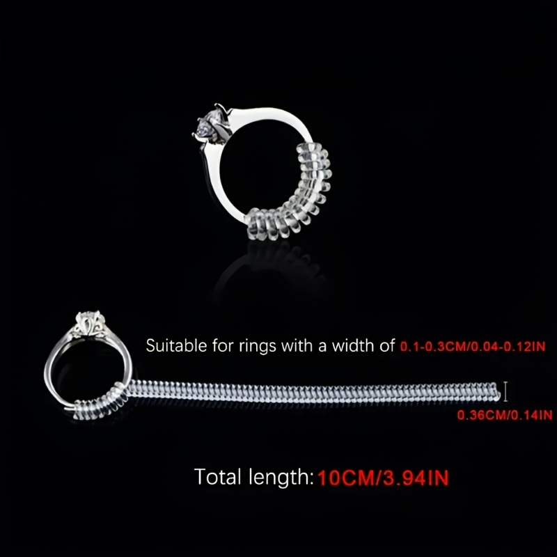 Ring Size Adjuster Suitable For Loose Rings With 4 Sizes Of - Temu