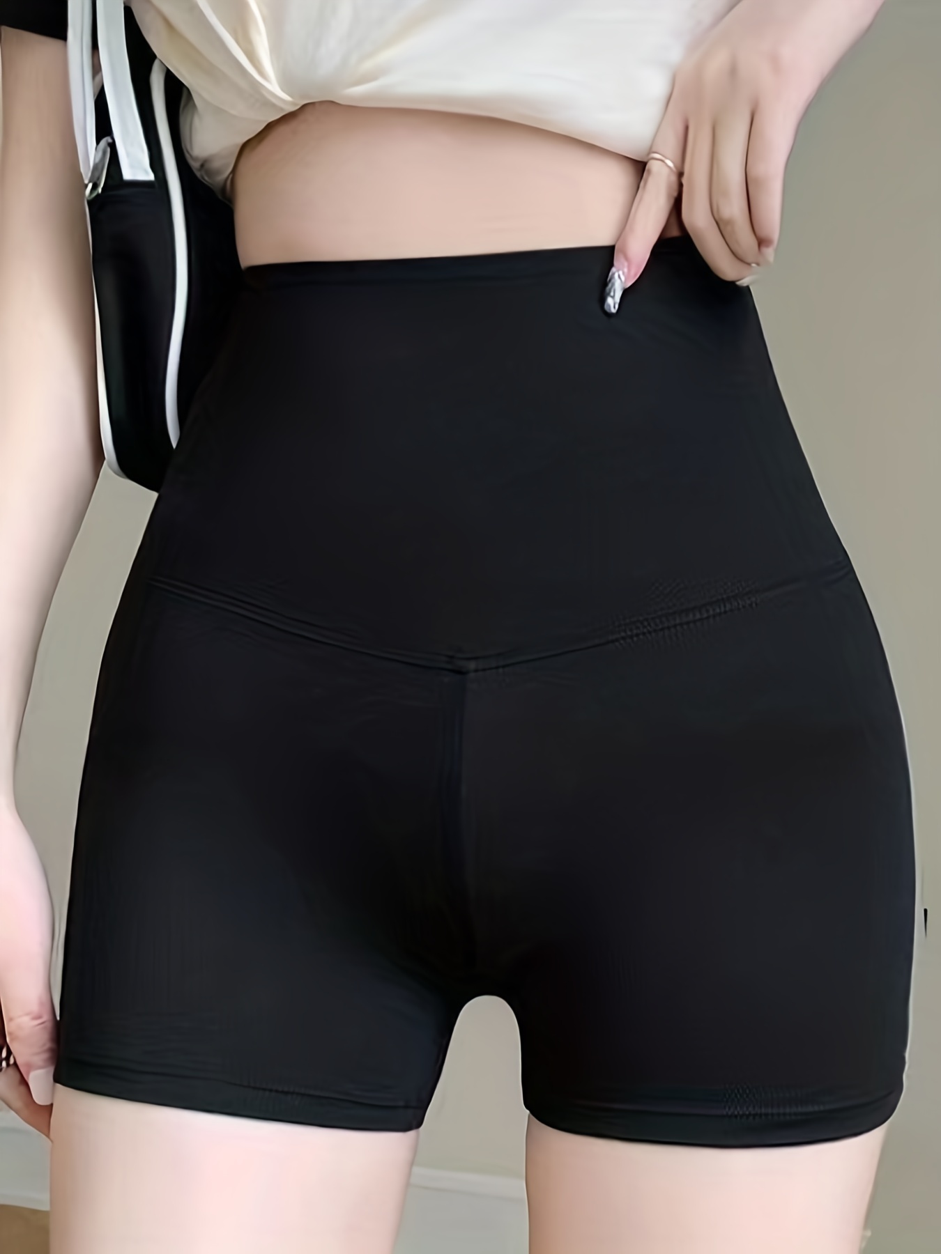 Seamless Solid Shaping Pants Tummy Control Compression - Temu