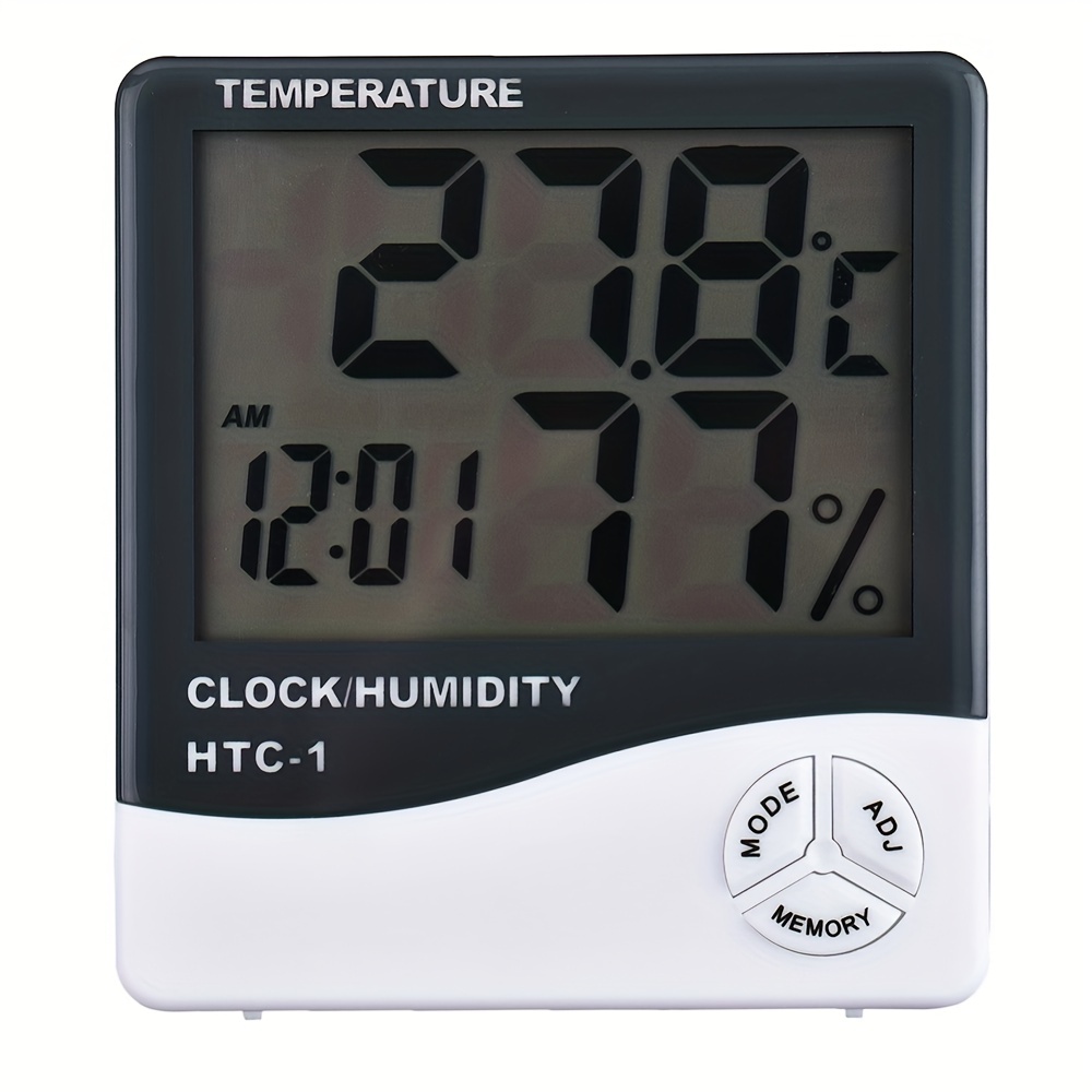 Digital Hygrometer Thermometer Humidity Meter For Home Bed - Temu United  Arab Emirates