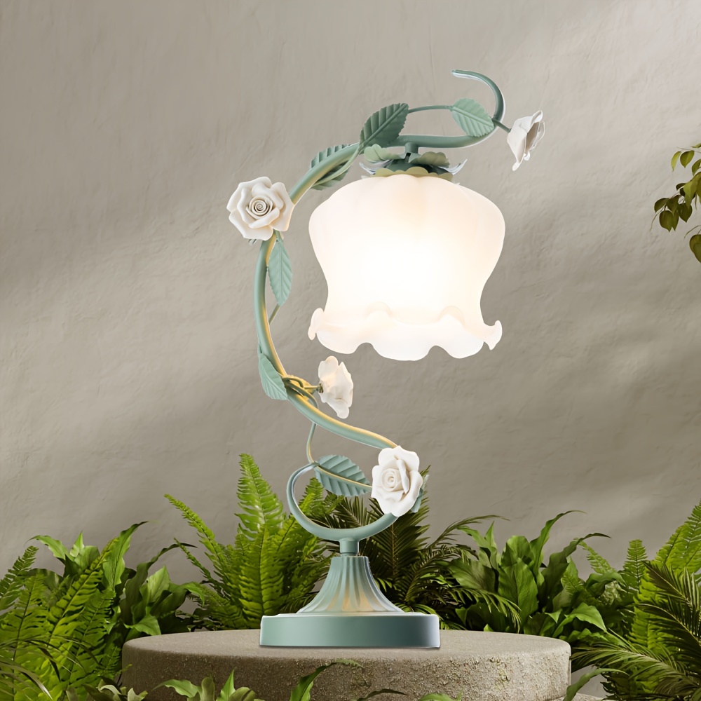通販 ストア激安花形装飾のテーブルライト照明 - フロアスタンド