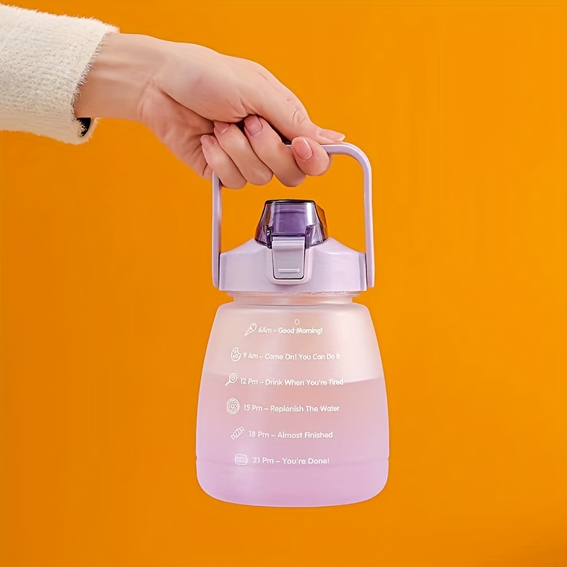 Stay Hydrated On the go: Gradient Color Motivational Sports - Temu