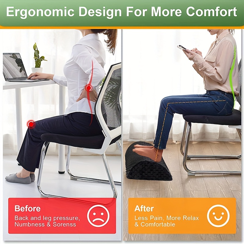 Adjustable Desk Footrest Collection Ergonomic Foot Pressure - Temu