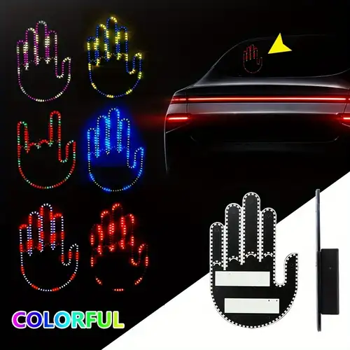 Wireless Remote Control Finger Light Gesture Light Car - Temu