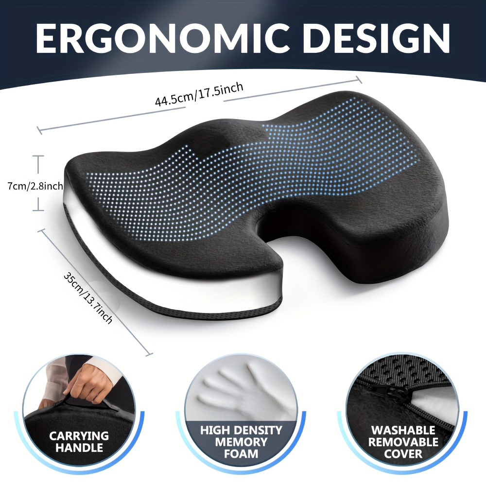 Pain Relief Technology: Gel Enhanced Memory Foam,Seat Cushion:for lower  back aid