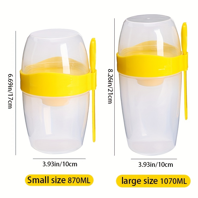 Salad Cups With Lids And Fork 1070ml Large Capacity Take Away