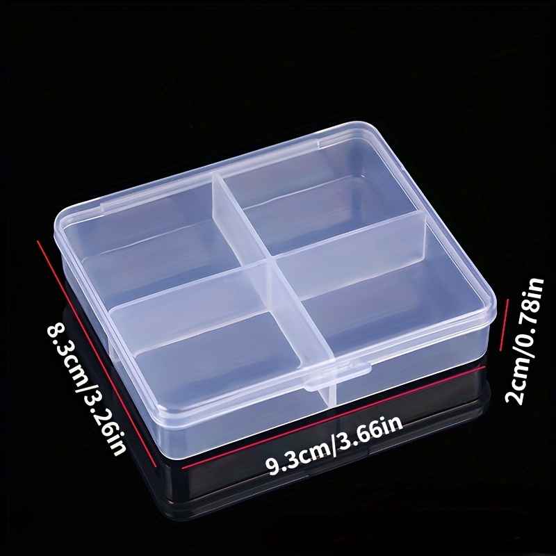 Plastic box Container Screw Holder Case Practical Compartment Jewelry  Earring Display case plastic Organizer beads storage