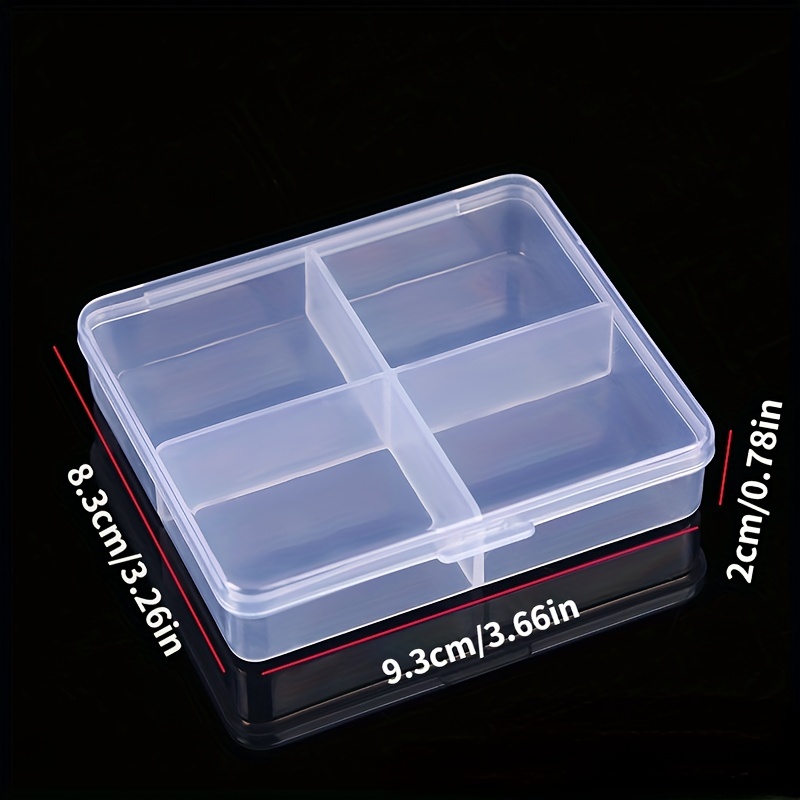 Adjustable 8 Grids Compartment Plastic Storage Box Screw Holder Case  Organizer 