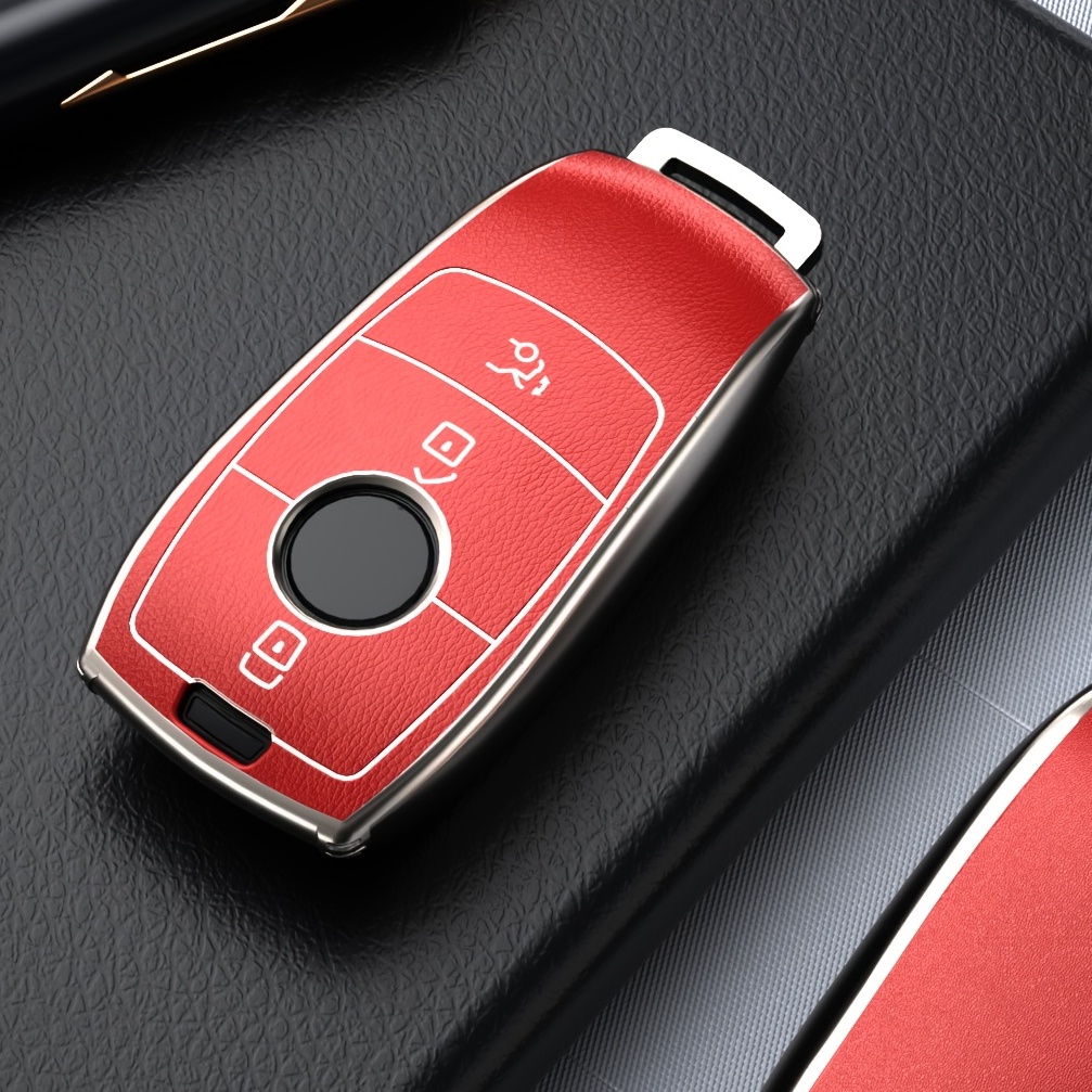 Mercedes Funda llave coche Rojo