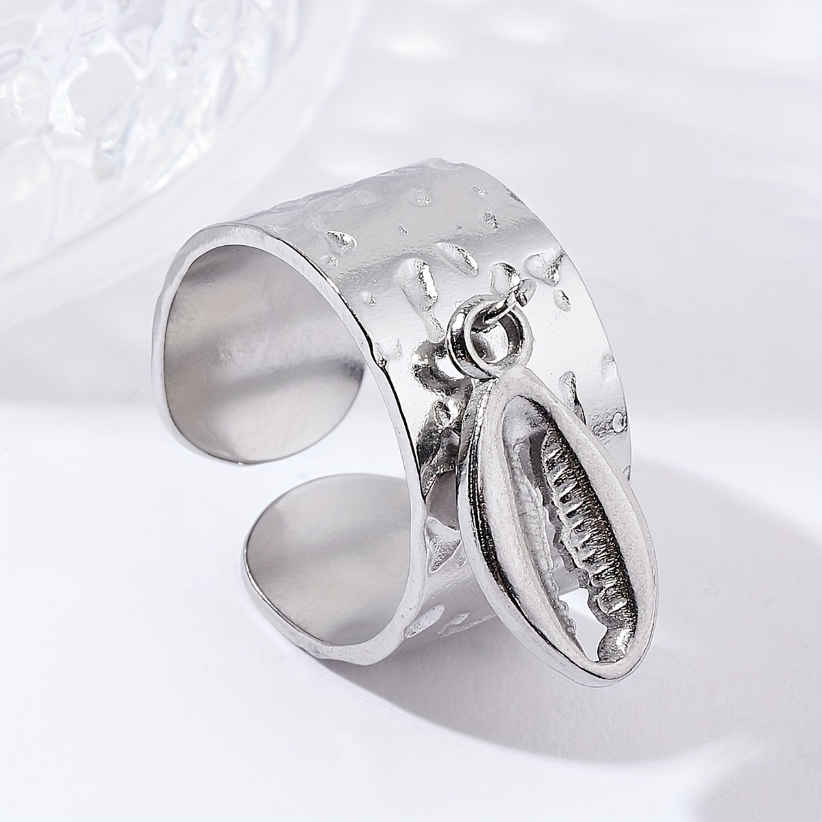 Bague En Coquillage Unisexe - Taille 18 - Occasion
