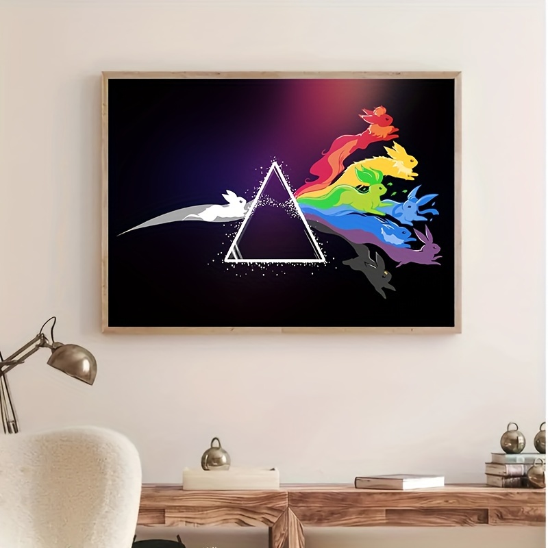 Dark Side Of The Moon Poster Pink Floyd Poster Canvas –