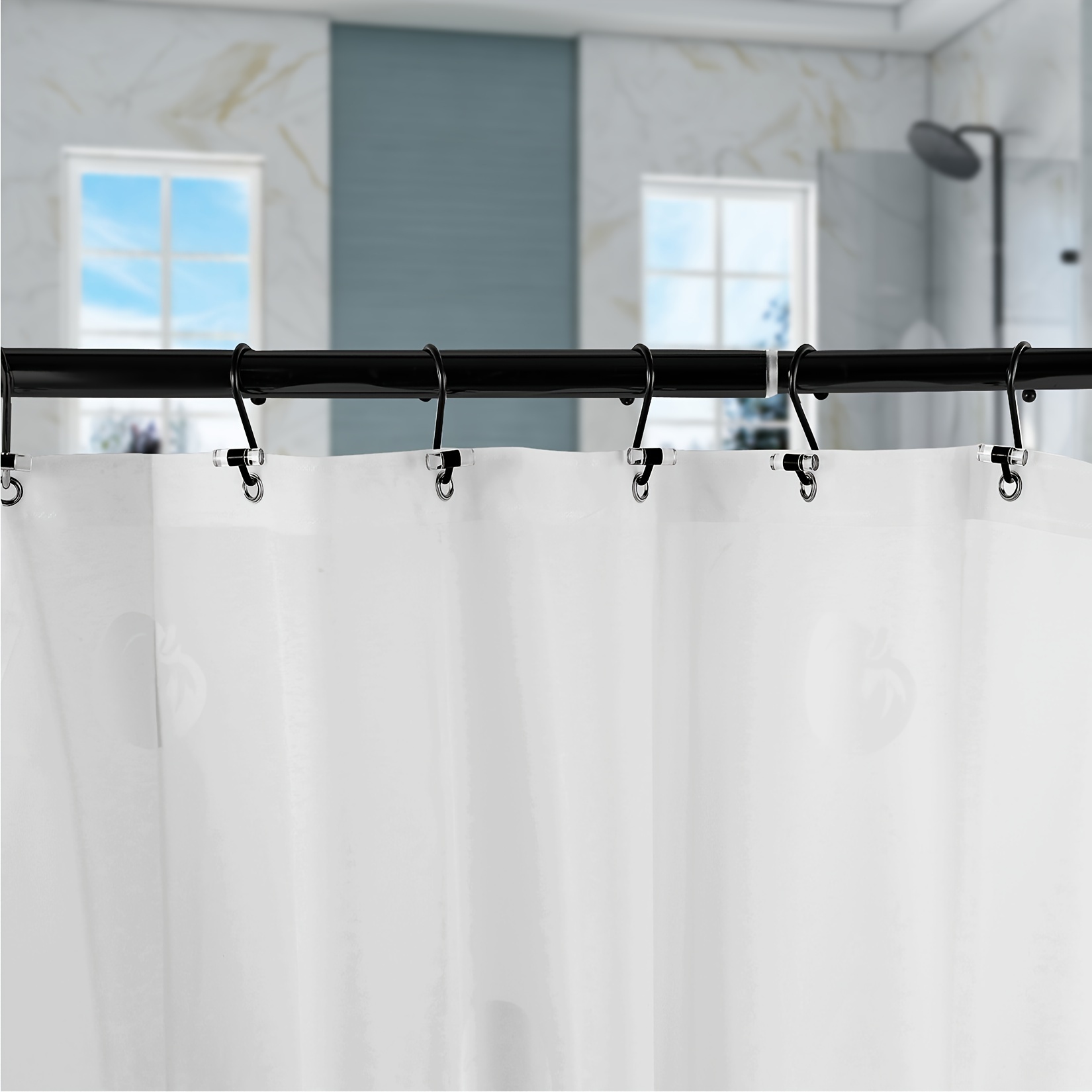 Rustproof Stainless Steel S Shape Shower Curtain Hooks Rings - Temu Canada