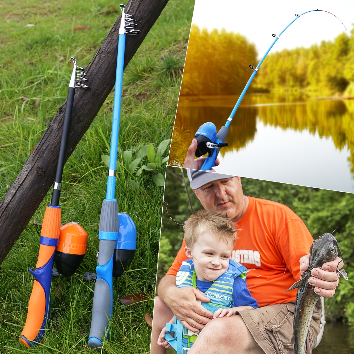 Sougayilang Portable Telescopic Fishing Rod And Reel Combo For Kids -  Lightweight And Easy To Use, Perfect For Young Anglers - Temu Italy