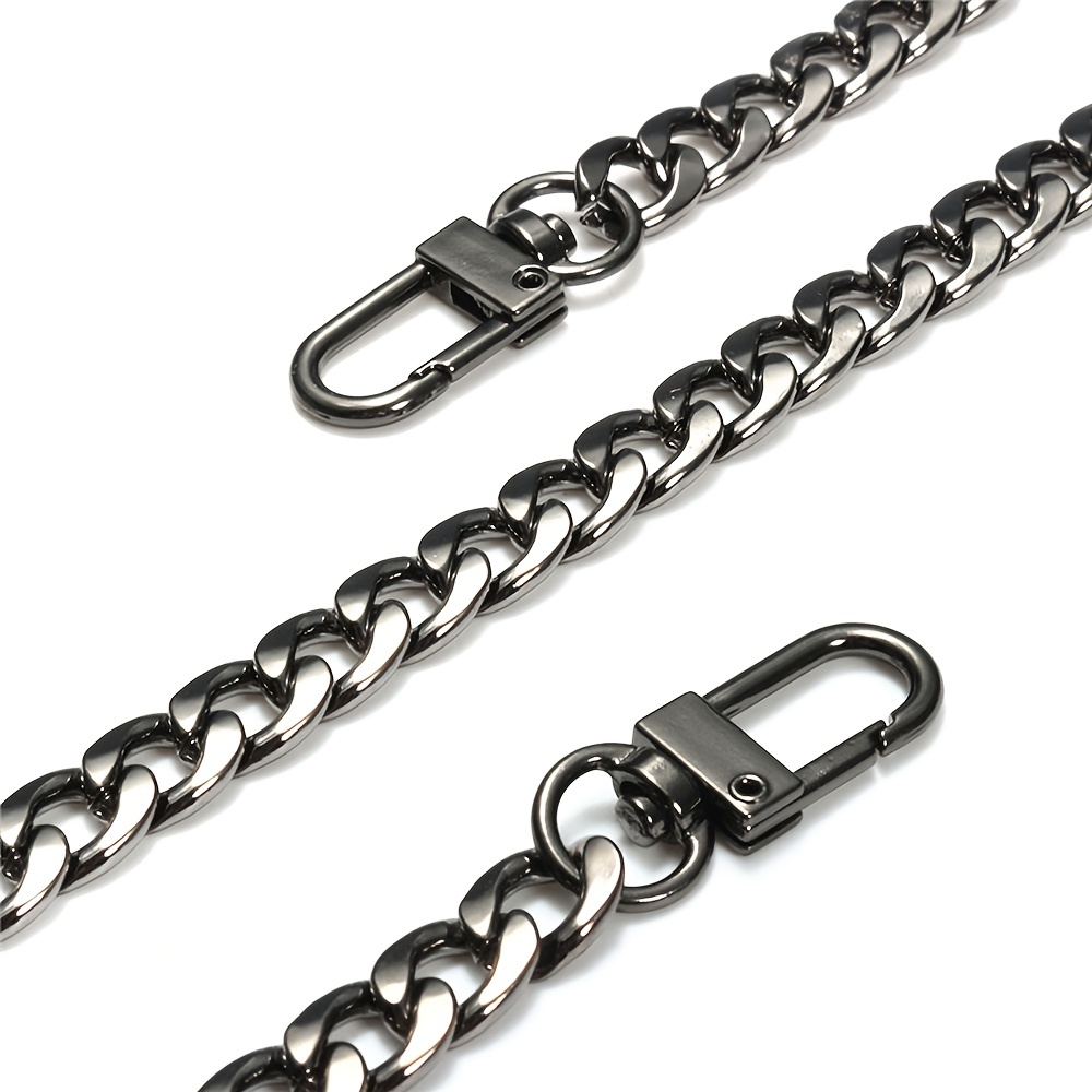 Silver Bag Chain Silver Bag Chain Strap Silver Chain Handbag - Temu